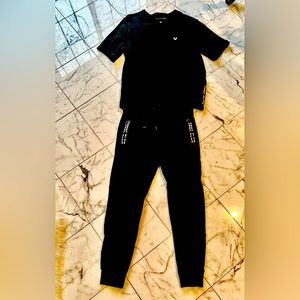 Men’s Black True Religion Jogging Suit